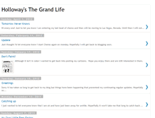 Tablet Screenshot of hollowaysthegrandlife.blogspot.com