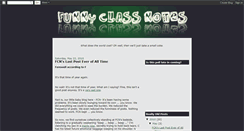 Desktop Screenshot of funnyclassnotes.blogspot.com