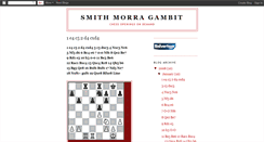 Desktop Screenshot of chessopeningsmithmorragambit.blogspot.com