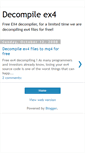 Mobile Screenshot of decompileex4.blogspot.com