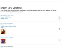 Tablet Screenshot of dreamsexycelebrity.blogspot.com