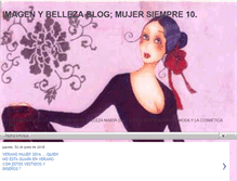 Tablet Screenshot of imagenybellezamujersiempre10.blogspot.com