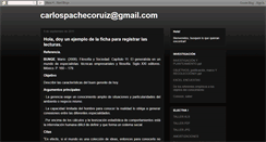 Desktop Screenshot of carlospachecoruiz.blogspot.com