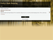 Tablet Screenshot of emilysbookkeeping.blogspot.com