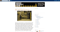 Desktop Screenshot of dekenproductnews.blogspot.com