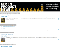 Tablet Screenshot of dekenproductnews.blogspot.com