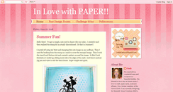 Desktop Screenshot of inlovewithpaper.blogspot.com