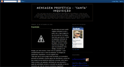 Desktop Screenshot of mensagemprofetica.blogspot.com