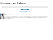 Tablet Screenshot of linguagemensinogenero.blogspot.com
