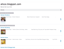 Tablet Screenshot of aliccehanafi.blogspot.com