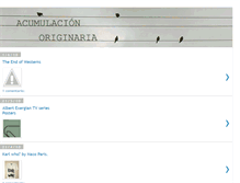 Tablet Screenshot of acumulacionoriginaria.blogspot.com