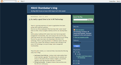 Desktop Screenshot of nikhilshembekar.blogspot.com