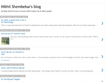 Tablet Screenshot of nikhilshembekar.blogspot.com