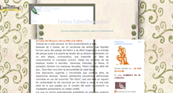 Desktop Screenshot of letraslibrepensantes.blogspot.com