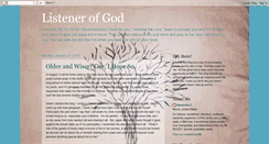 Desktop Screenshot of listener-of-god.blogspot.com