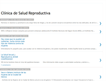 Tablet Screenshot of clinicadesaludreproductiva.blogspot.com