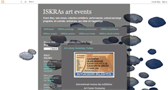 Desktop Screenshot of iskrasartevents.blogspot.com