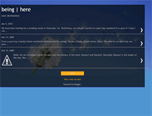 Tablet Screenshot of being.blogspot.com