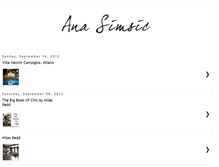 Tablet Screenshot of anasimsic.blogspot.com