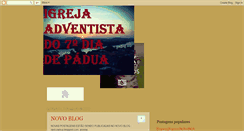 Desktop Screenshot of iasdesperancapadua.blogspot.com