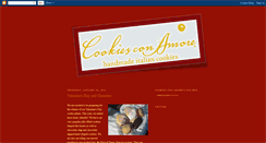 Desktop Screenshot of cookiesconamore.blogspot.com