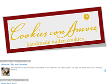 Tablet Screenshot of cookiesconamore.blogspot.com