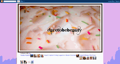 Desktop Screenshot of daretobebeauty.blogspot.com