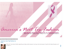 Tablet Screenshot of americasnexttopfashion.blogspot.com