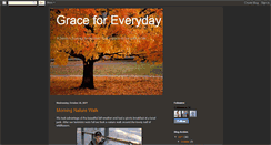 Desktop Screenshot of graceforeveryday.blogspot.com