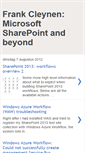 Mobile Screenshot of microsoftsharepointandbeyond.blogspot.com