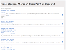 Tablet Screenshot of microsoftsharepointandbeyond.blogspot.com