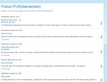 Tablet Screenshot of fictionfundamentals.blogspot.com