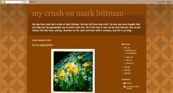 Desktop Screenshot of mycrushonmarkbittman.blogspot.com