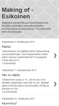 Mobile Screenshot of makingof-esikoinen.blogspot.com