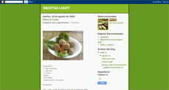 Desktop Screenshot of isabel-recetaslight.blogspot.com