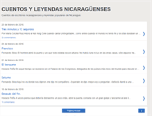 Tablet Screenshot of leyendas-nicaraguenses.blogspot.com