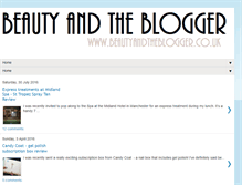 Tablet Screenshot of beauty-and-the-blogger.blogspot.com