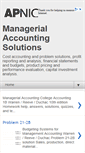 Mobile Screenshot of managerialaccounting2.blogspot.com