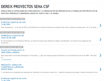 Tablet Screenshot of dereixproyectoscsf.blogspot.com