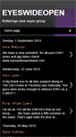 Mobile Screenshot of eyeswideopenband.blogspot.com