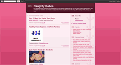 Desktop Screenshot of naughtybabes.blogspot.com