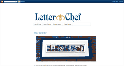 Desktop Screenshot of letterchef.blogspot.com