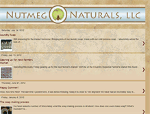 Tablet Screenshot of nutmegnaturals.blogspot.com