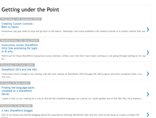 Tablet Screenshot of gettingunderthepoint.blogspot.com