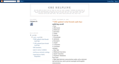 Desktop Screenshot of gre-helpline.blogspot.com