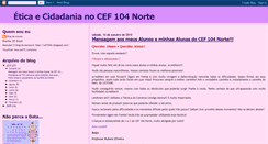 Desktop Screenshot of cidadanianocef104norte.blogspot.com