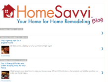 Tablet Screenshot of homesavvi.blogspot.com