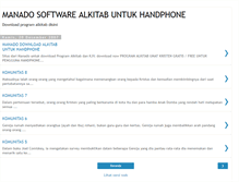 Tablet Screenshot of manado-alkitab.blogspot.com