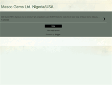 Tablet Screenshot of mascogemsltdusa.blogspot.com