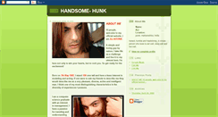 Desktop Screenshot of handsome-hunk.blogspot.com
